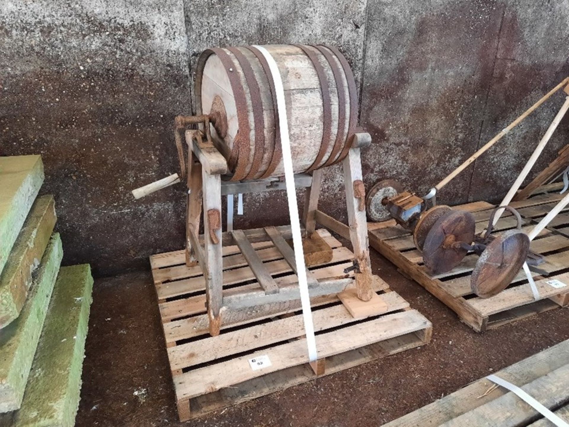 Vintage Hathaway-Maker Butter Churn