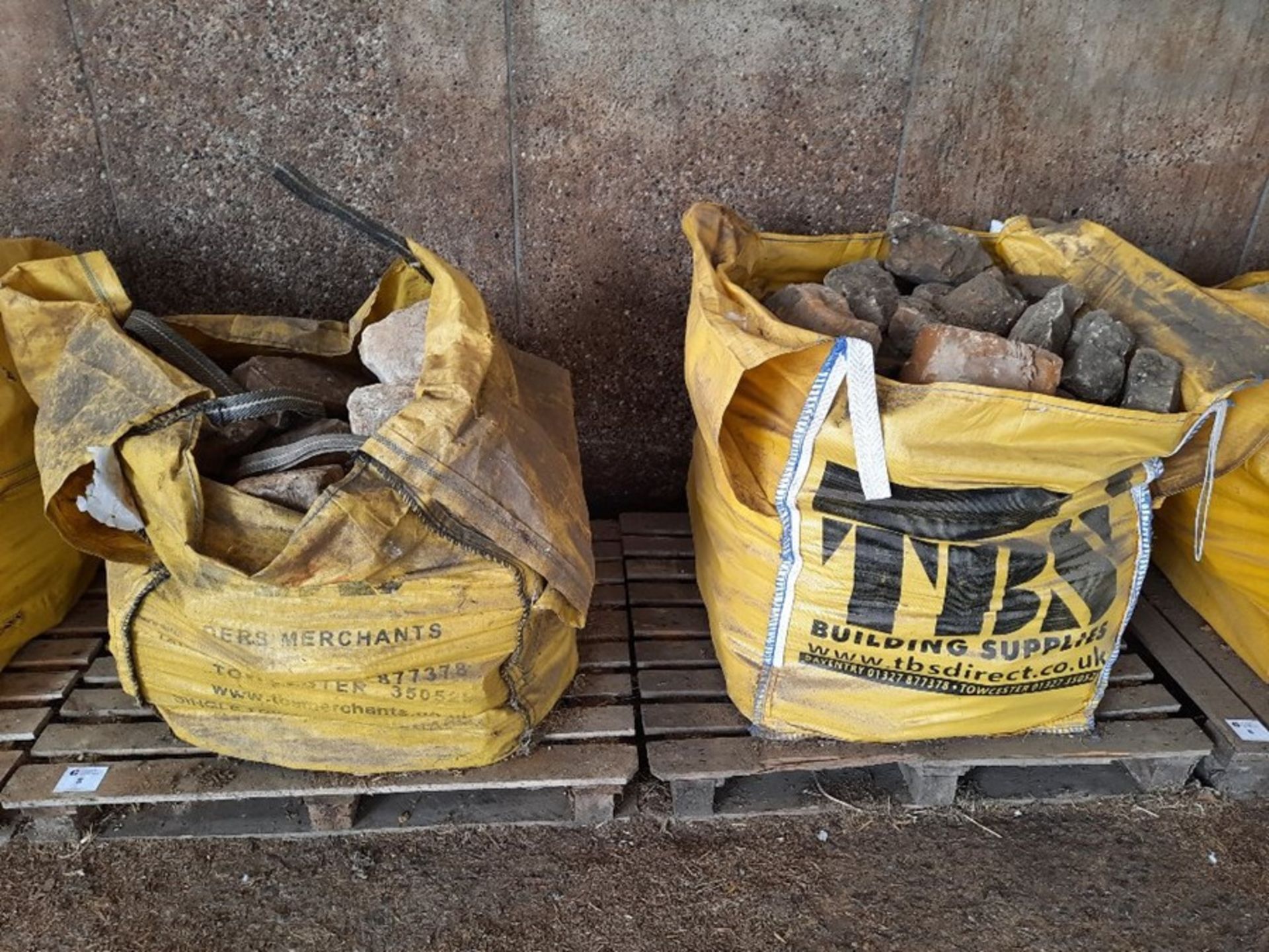 2 x bags of local stone