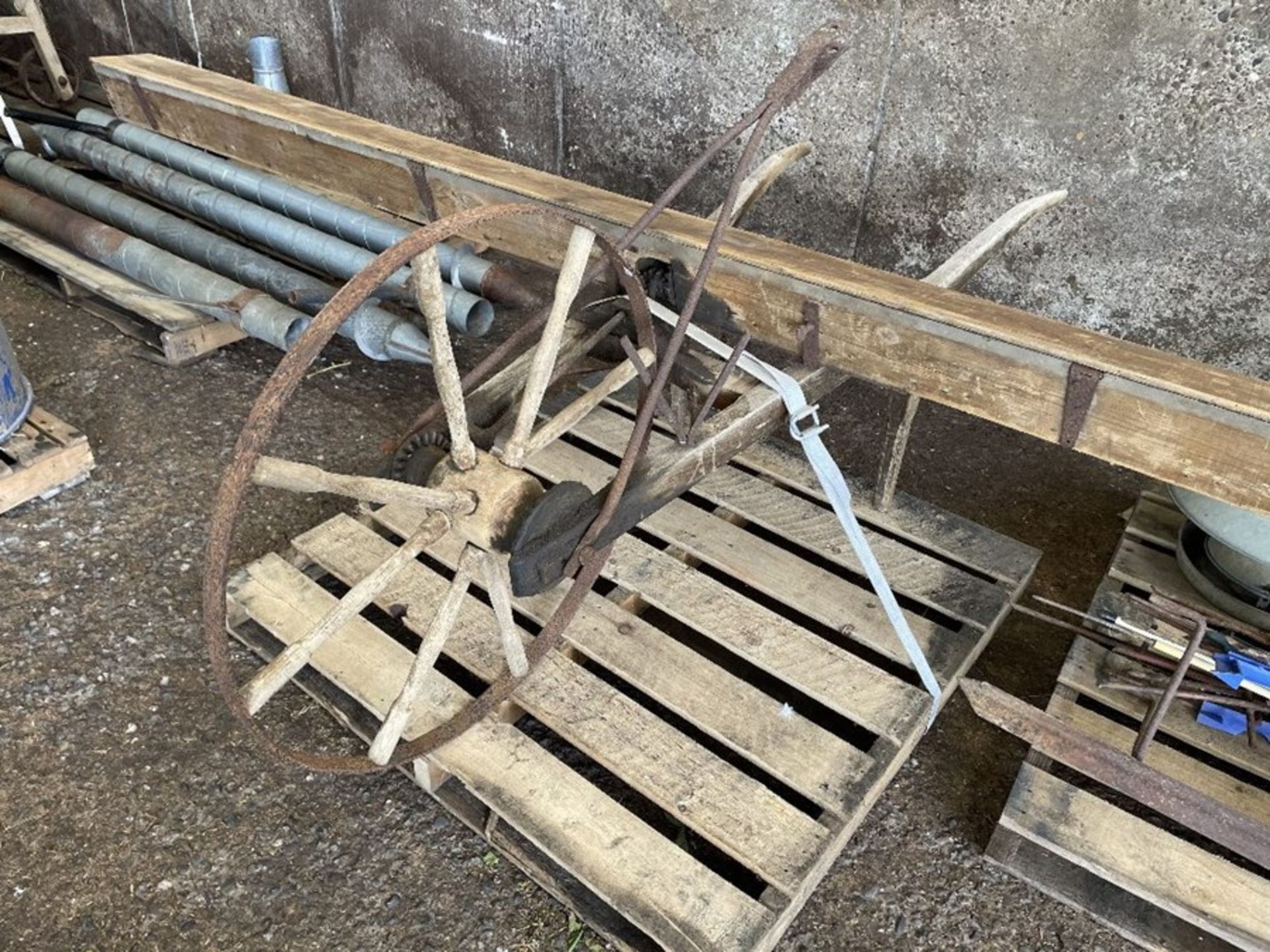 Vintage Seed Wheel Barrow - Image 4 of 4