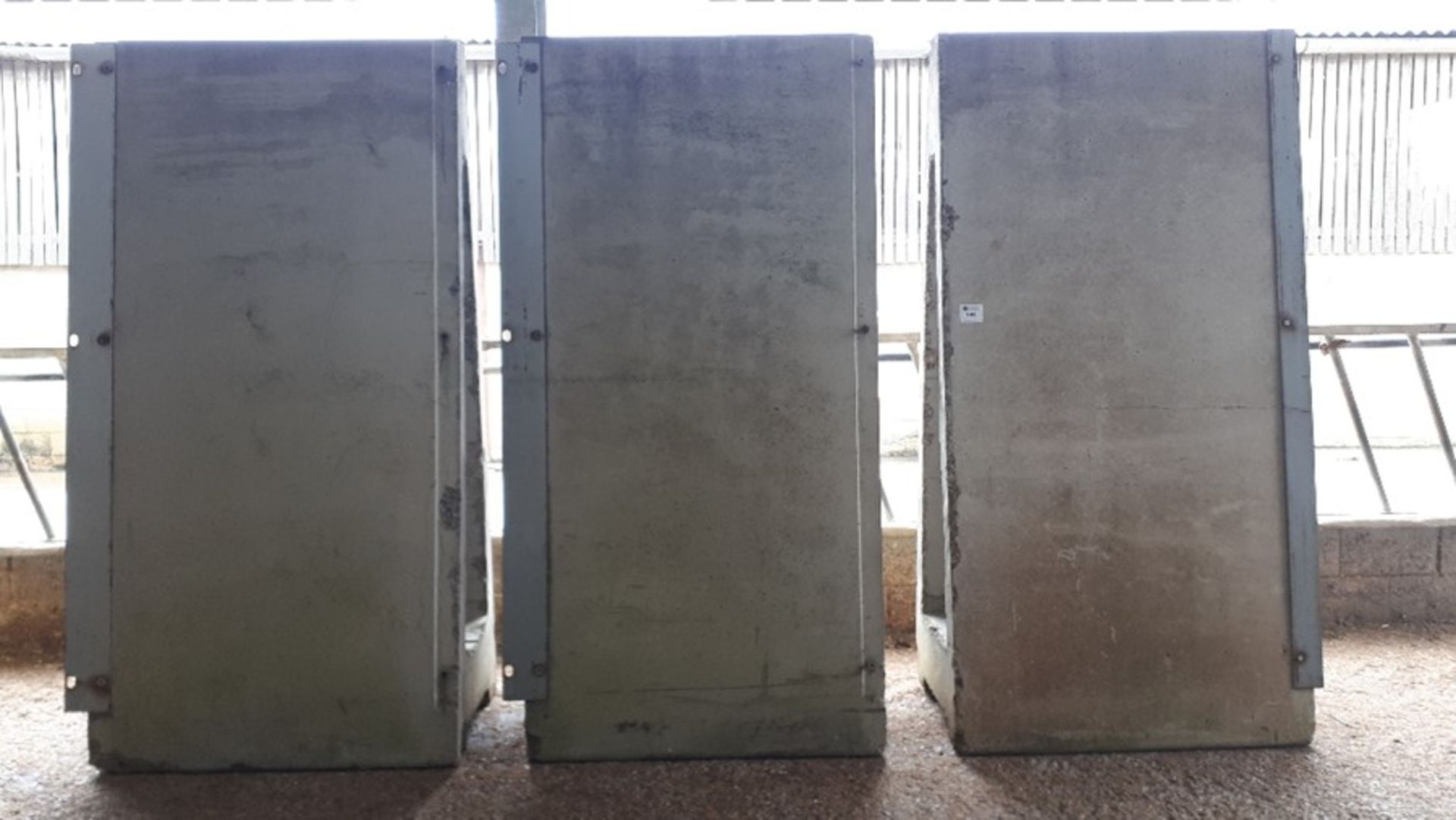 3 x Poundfield concrete panels