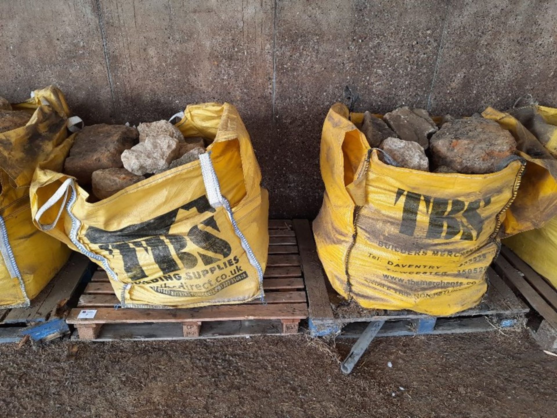 2 x bags of local stone