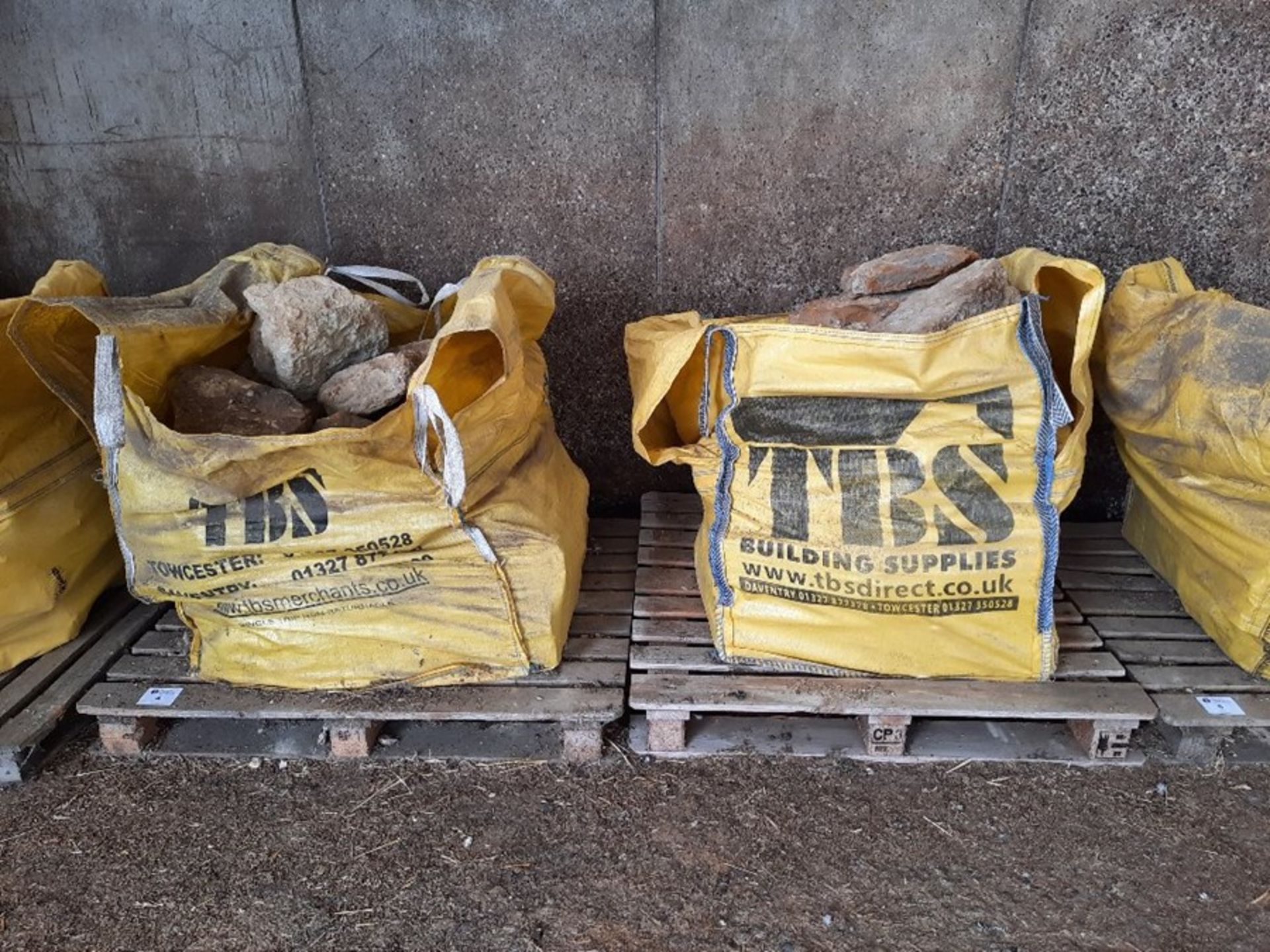 2 x bags of local stone