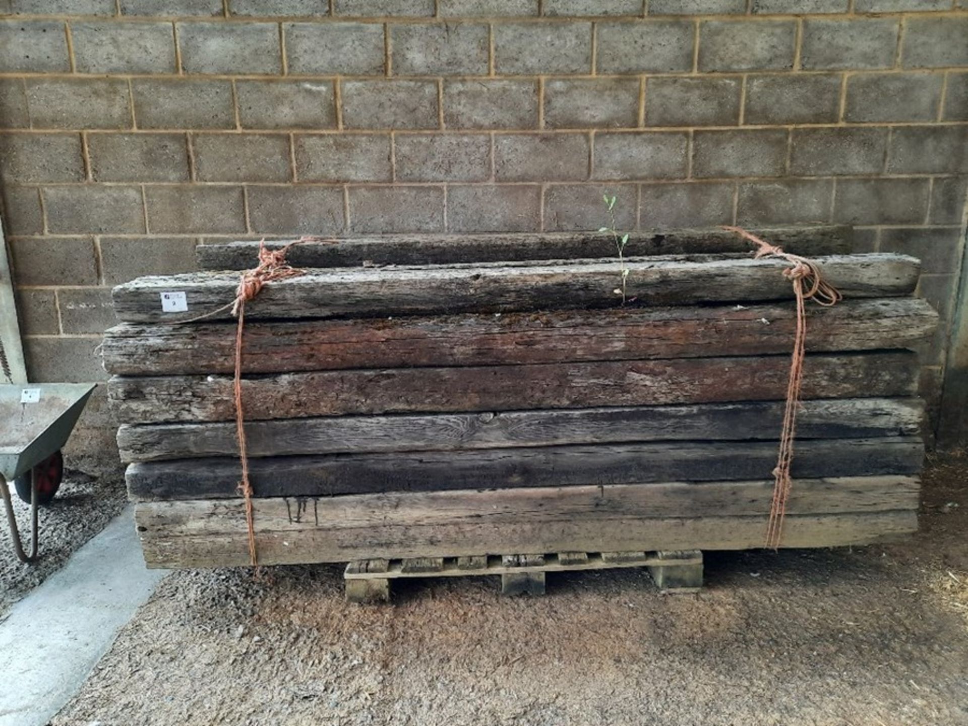 Qty Timber railway sleepers