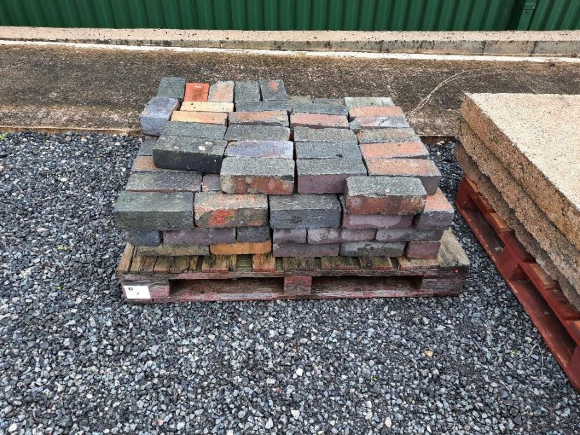 Pallet of bricks