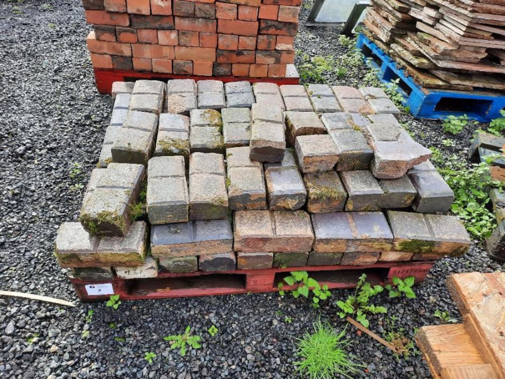 Pallet of bricks