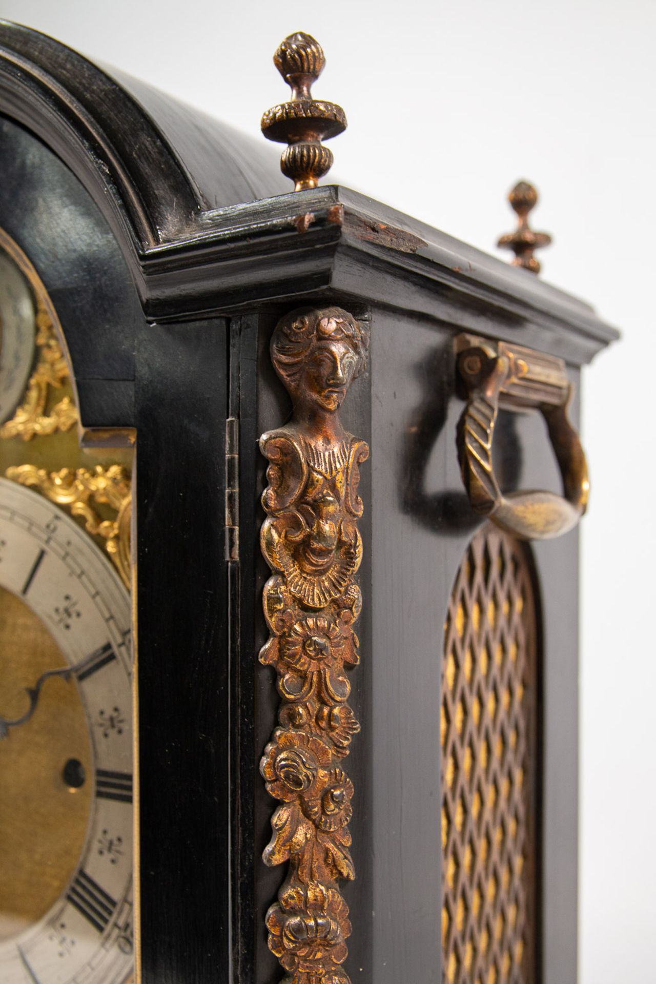 A tableclock with musical movement, 8 bells - Image 12 of 19