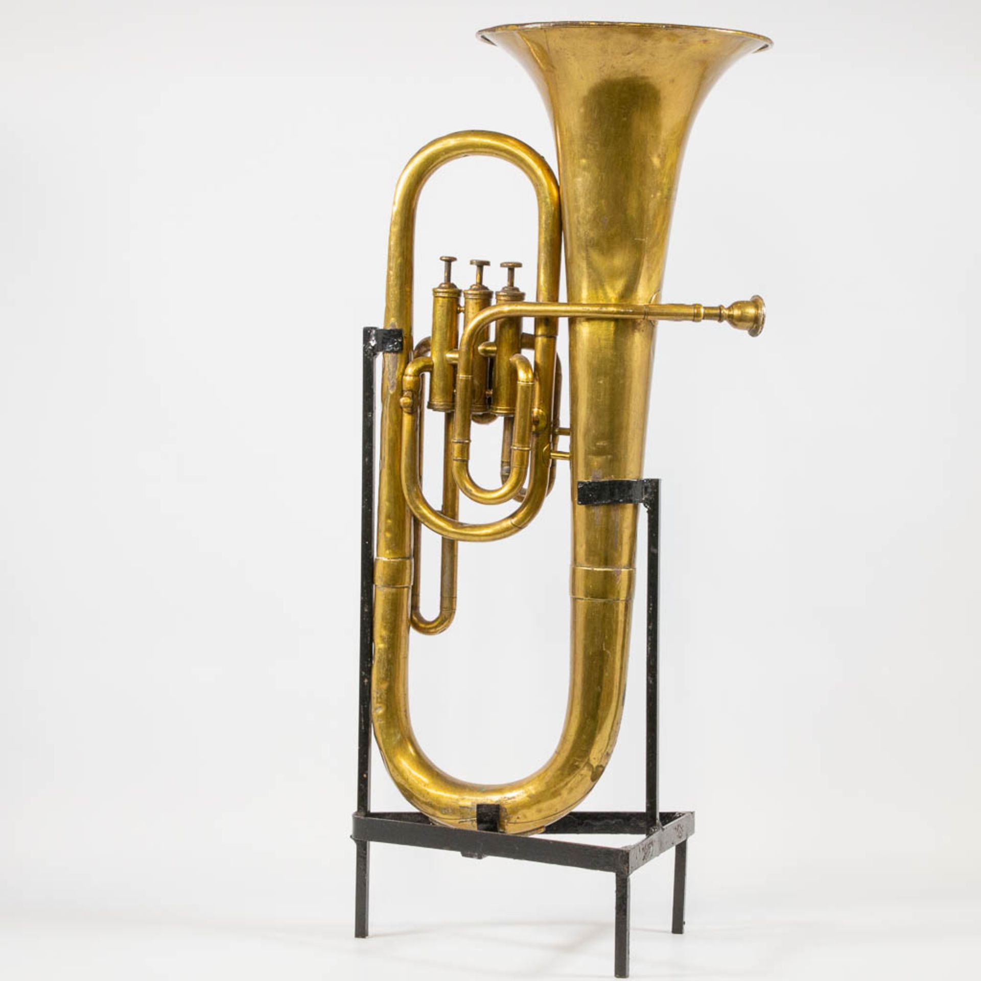 A Copper Tenor Horn, made in Brussels by J. Persy. - Bild 11 aus 15