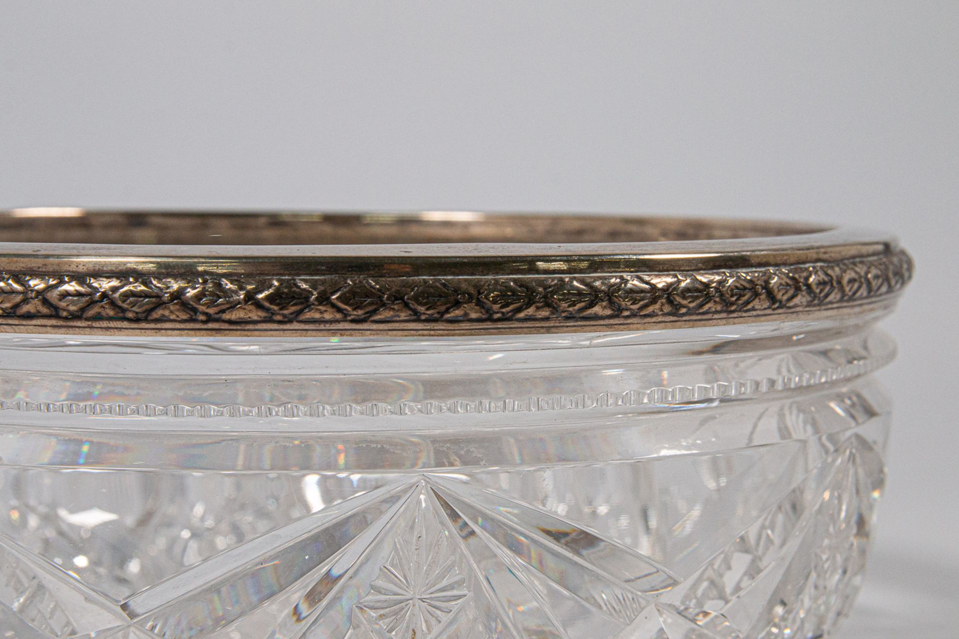 Collection of 3 vases and bowls, Bohemian crystal - Image 35 of 37