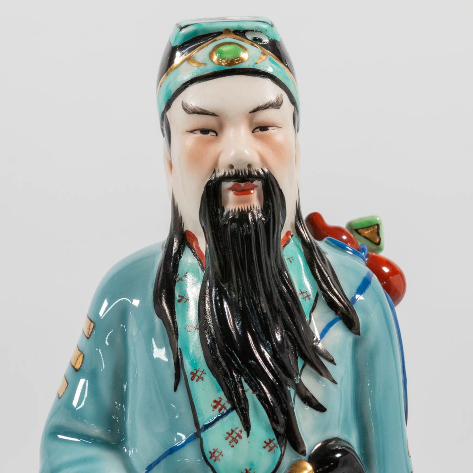 A Collection of 4 Chinese immortal figurines, made of porcelain. - Image 9 of 25