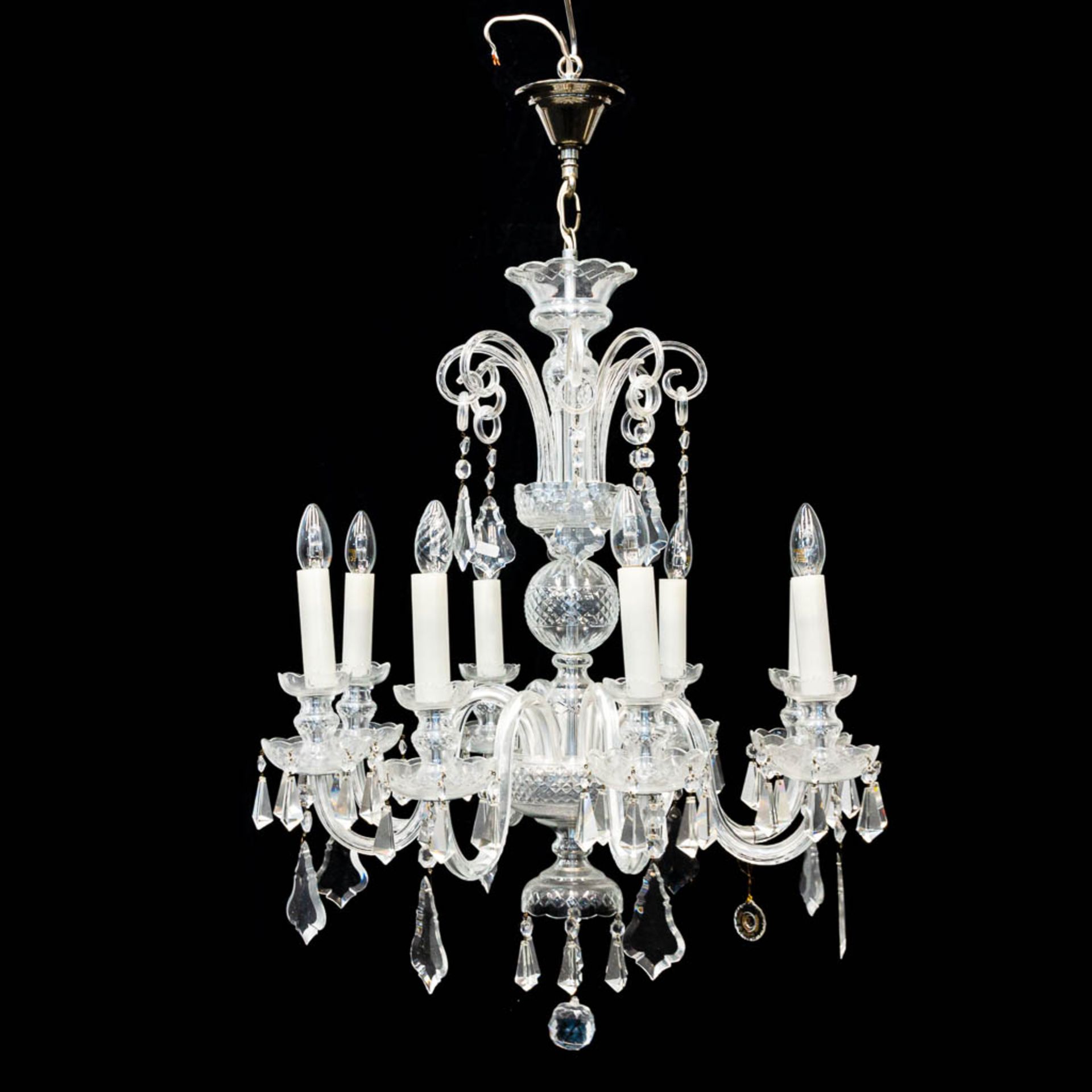 A Chandelier made of Boheme glass