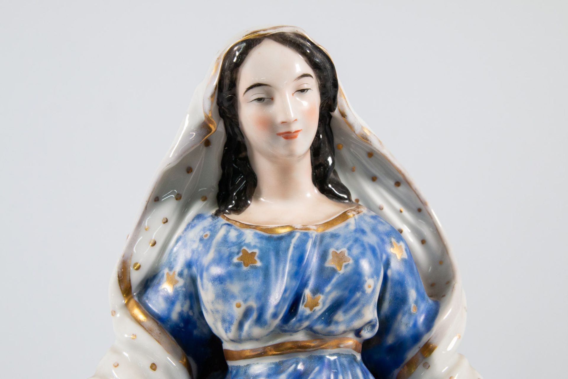 Madonna made of porcelain, 19th century - Image 14 of 18