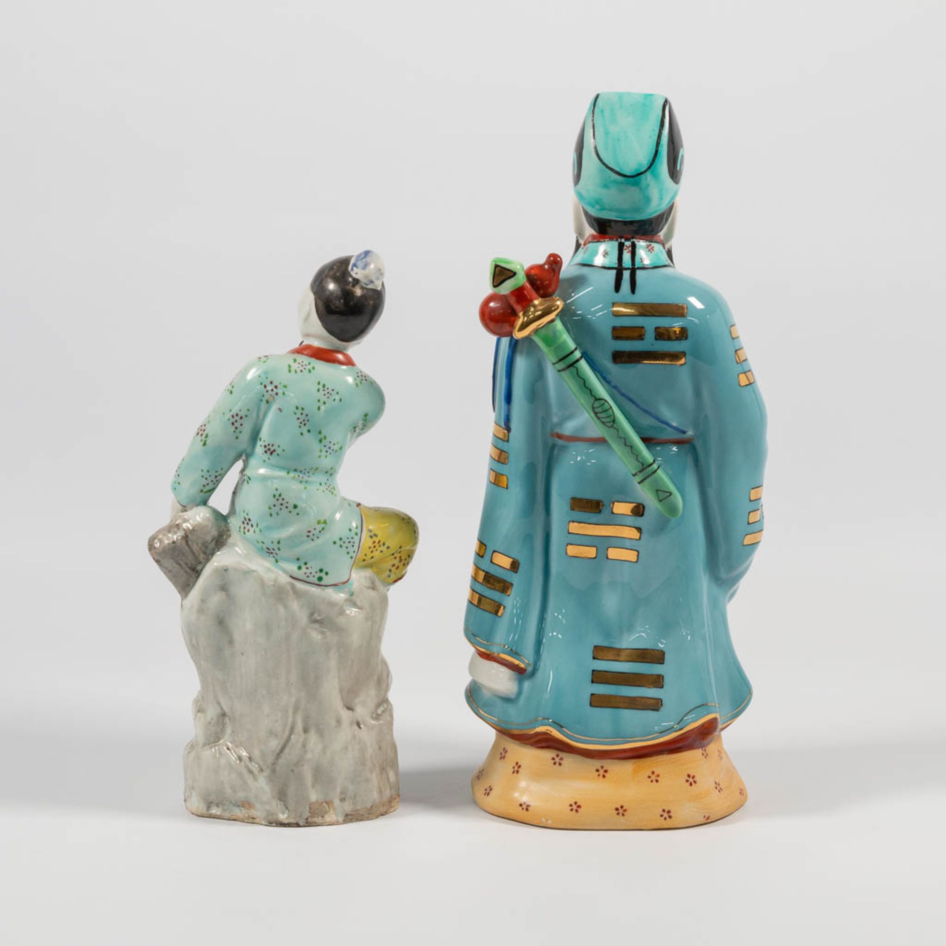 A Collection of 4 Chinese immortal figurines, made of porcelain. - Image 24 of 25