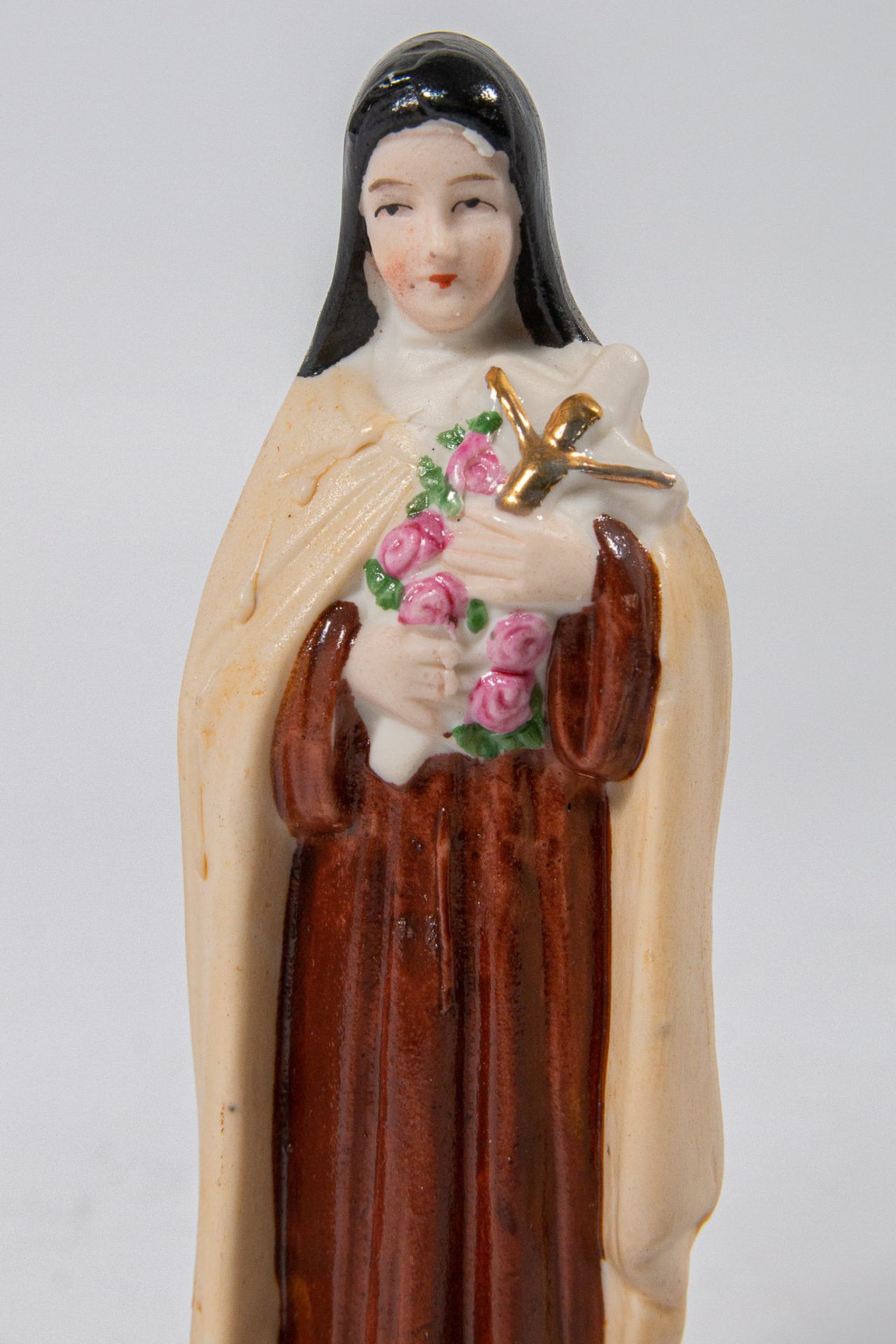 A collection of 11 bisque porcelain holy statues, Mary, Joseph, and Madonna. - Image 48 of 49