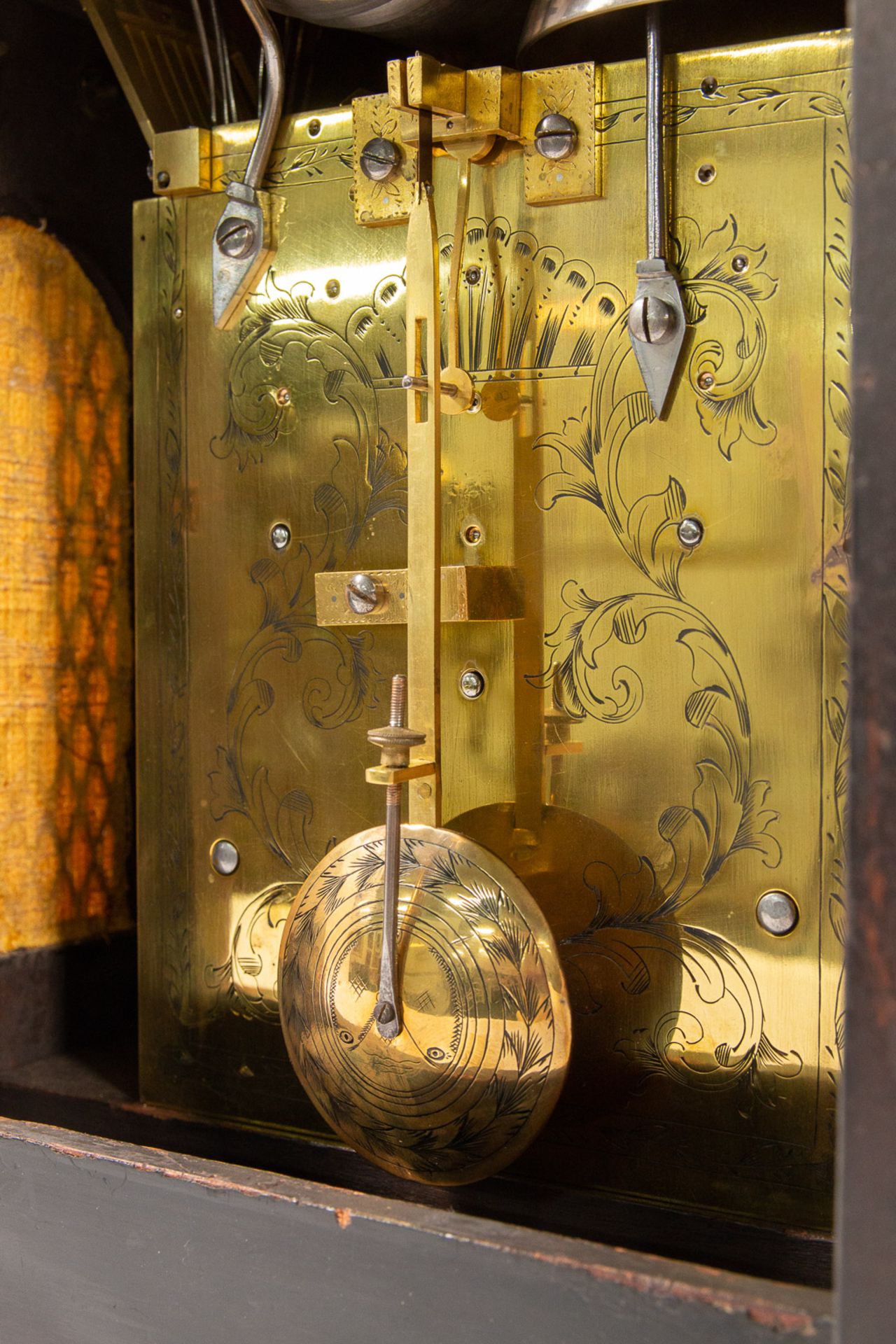 A tableclock with musical movement, 8 bells - Image 16 of 19