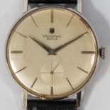 A universal Geneve vintage Men's wristwatch with steel case. Reference number 212301/2 calibre 1200