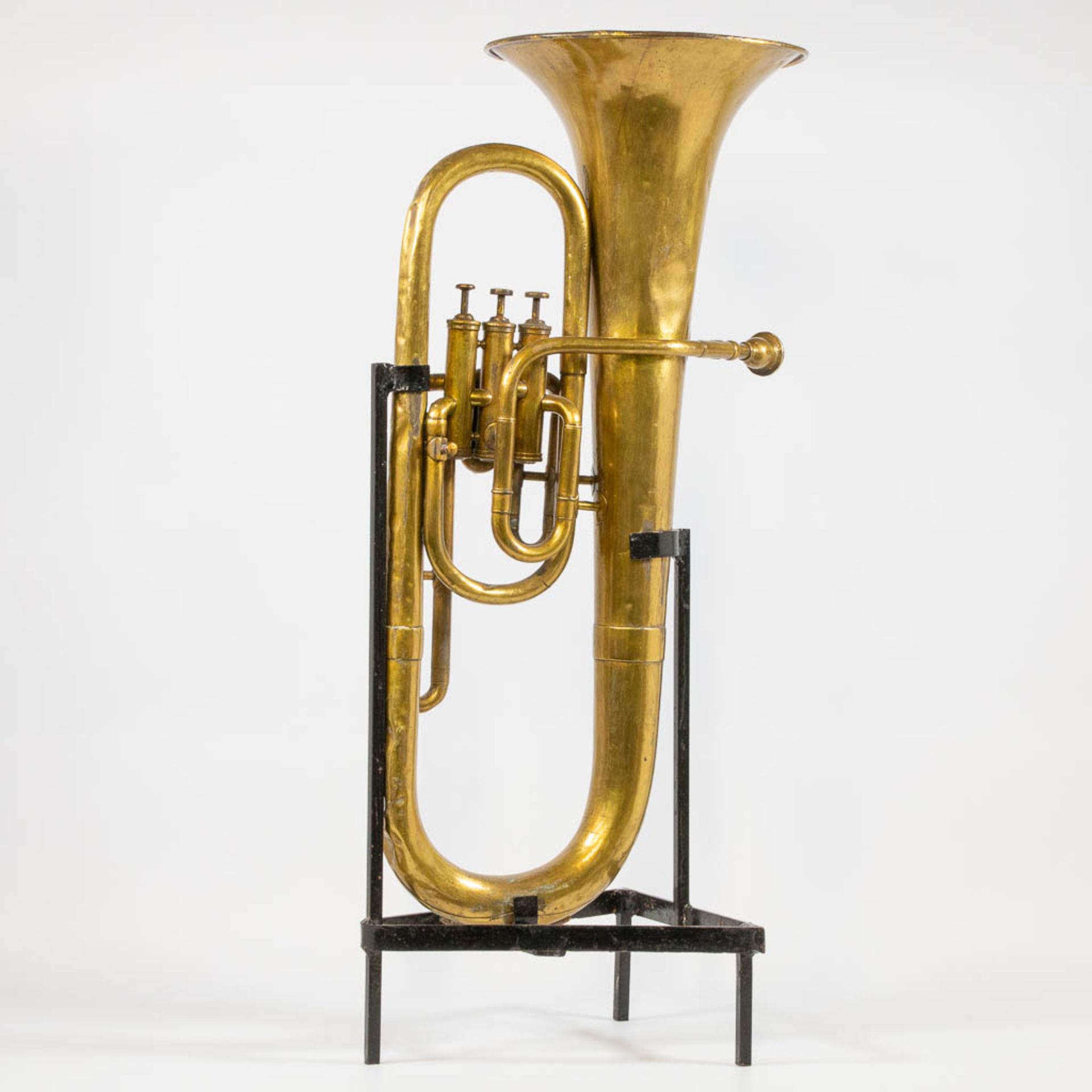 A Copper Tenor Horn, made in Brussels by J. Persy. - Bild 10 aus 15