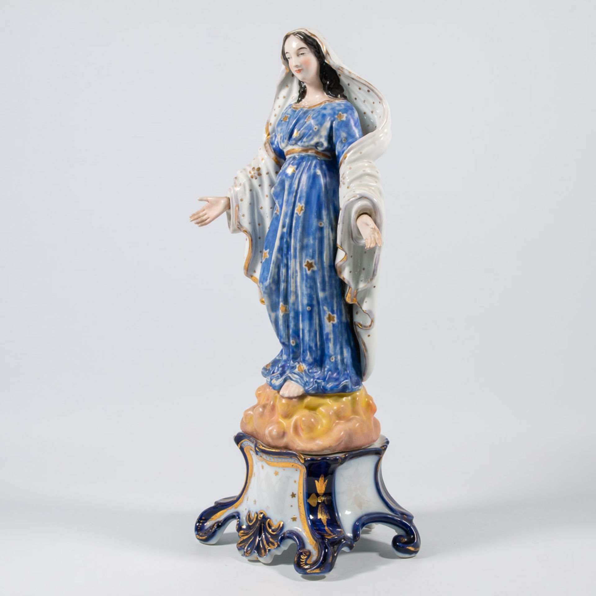 Madonna made of porcelain, 19th century - Image 10 of 18