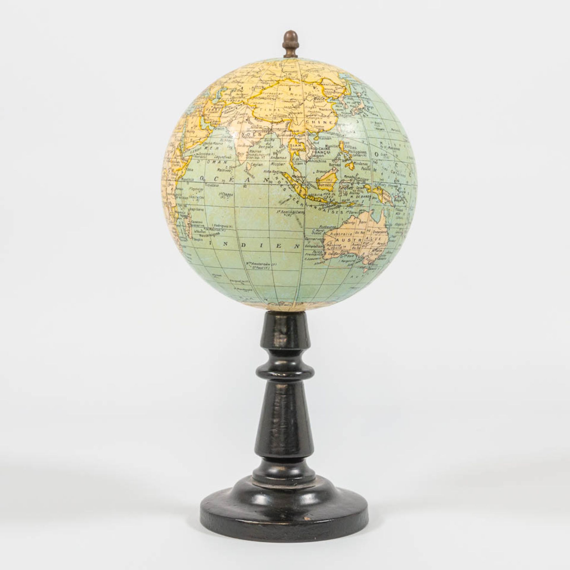 G. Thomas, Paris, A small globe on a wood base. - Image 6 of 9
