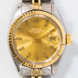 A Rolex Oyster Perpetual Date, automatic wristwatch, two-tone, reference number 6917 with original j