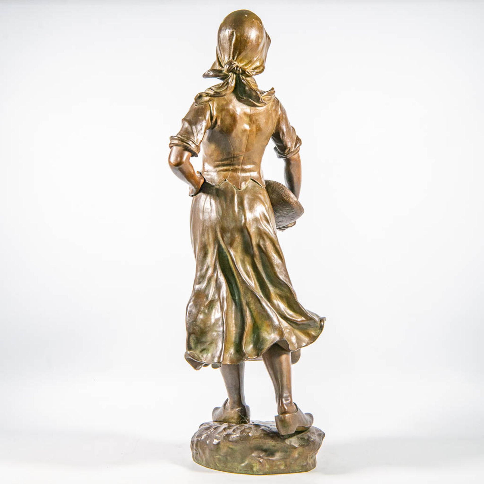 Pierre Charles LENOIR (1879-1951) a Bronze statue, 'The Sower' - Bild 4 aus 7