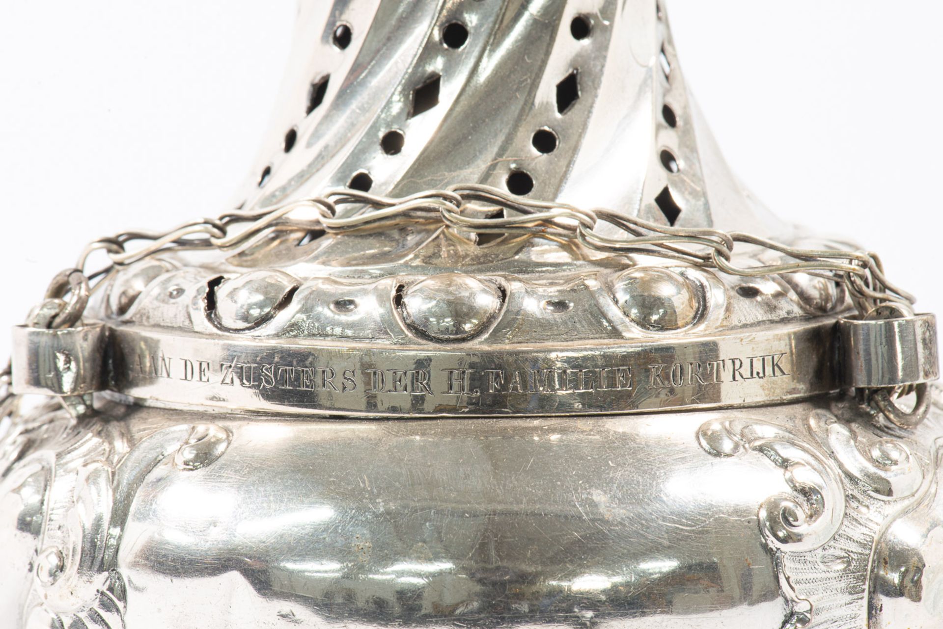 A silver Insence burner and Insence jar. - Image 35 of 39