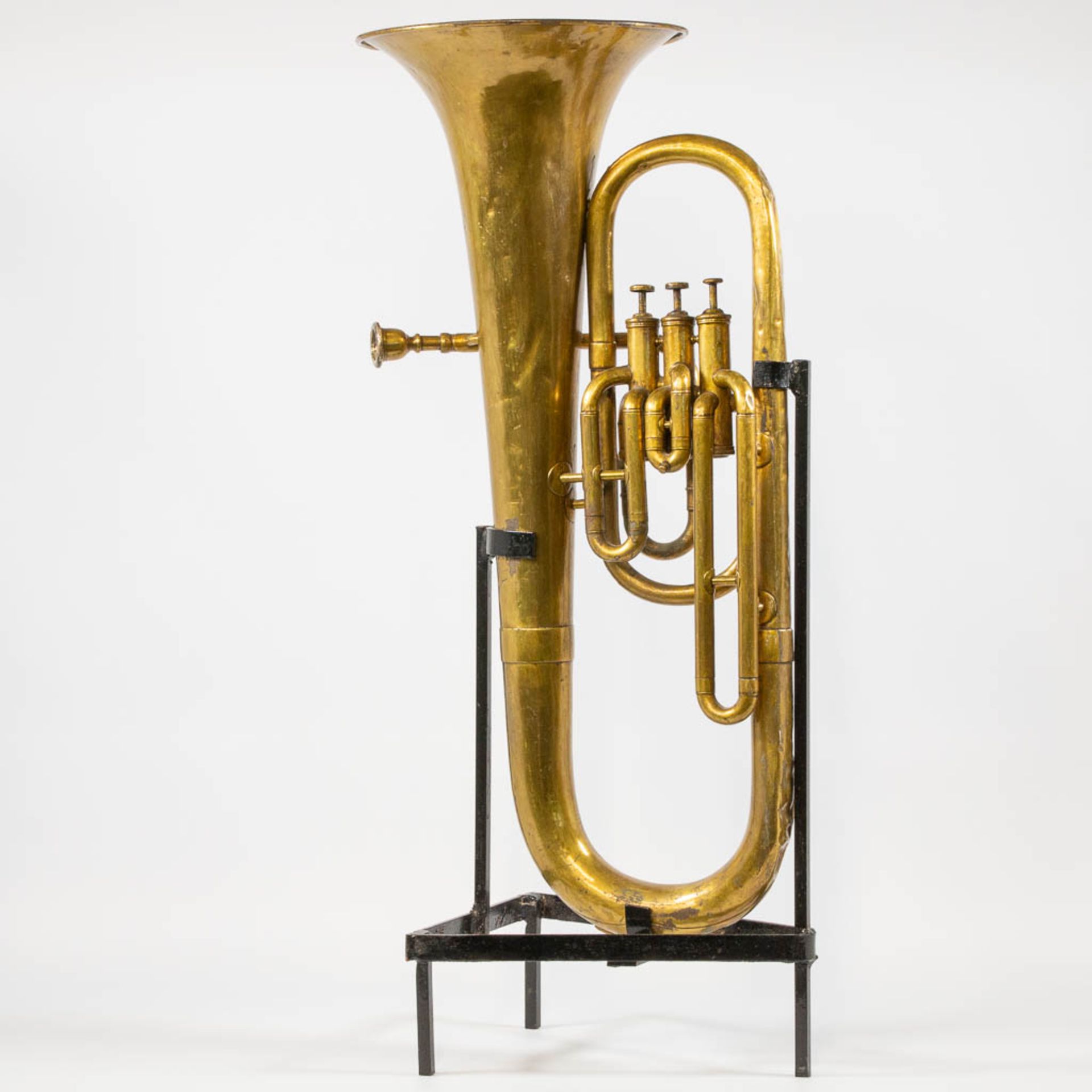 A Copper Tenor Horn, made in Brussels by J. Persy. - Bild 6 aus 15