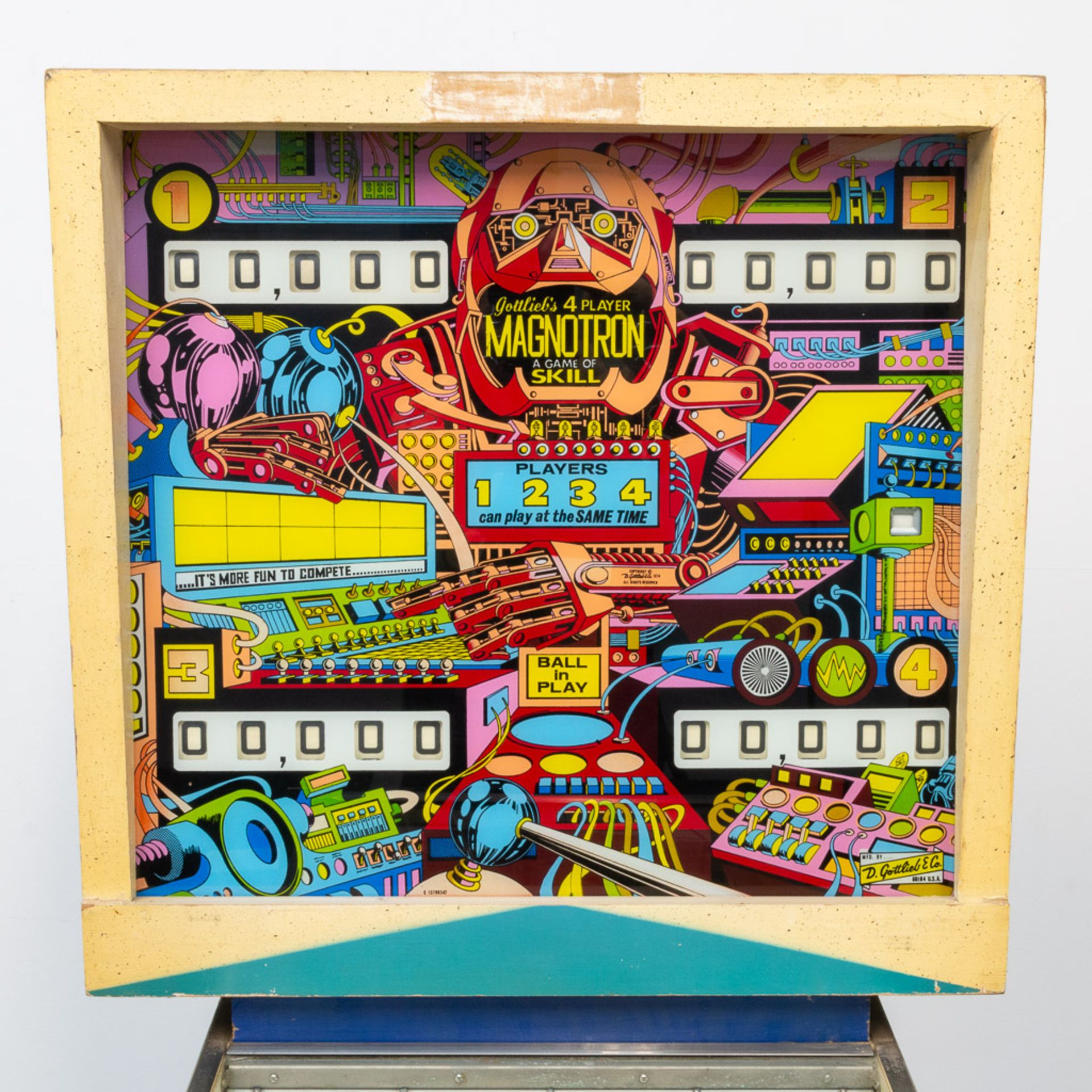 A Gottlieb and Co. 'Magnotron' Pinball machine, in working condition. Made in the USA. - Image 22 of 32