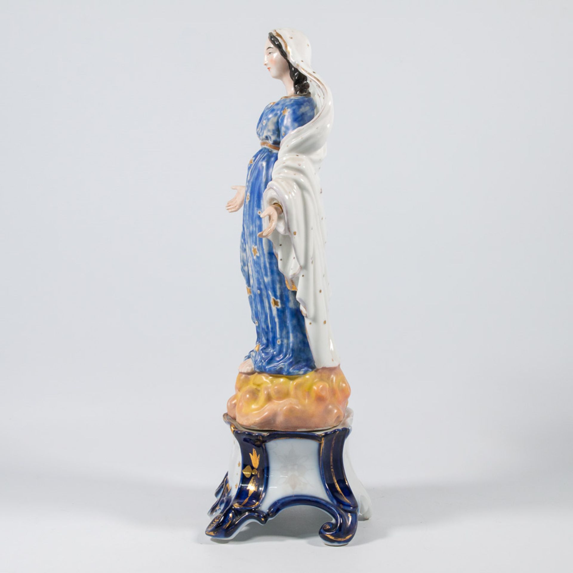 Madonna made of porcelain, 19th century - Image 7 of 18