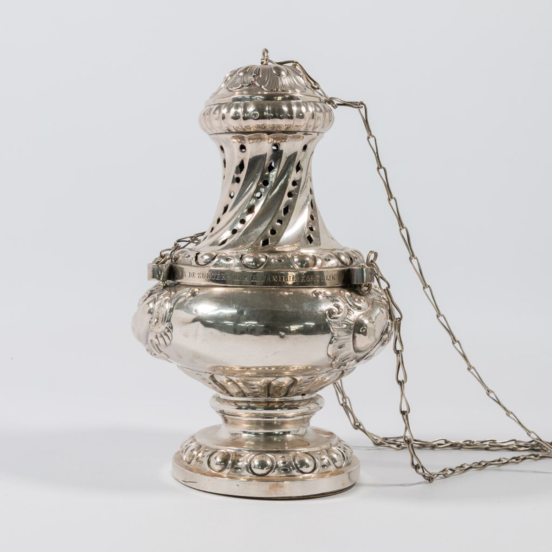 A silver Insence burner and Insence jar. - Image 27 of 39