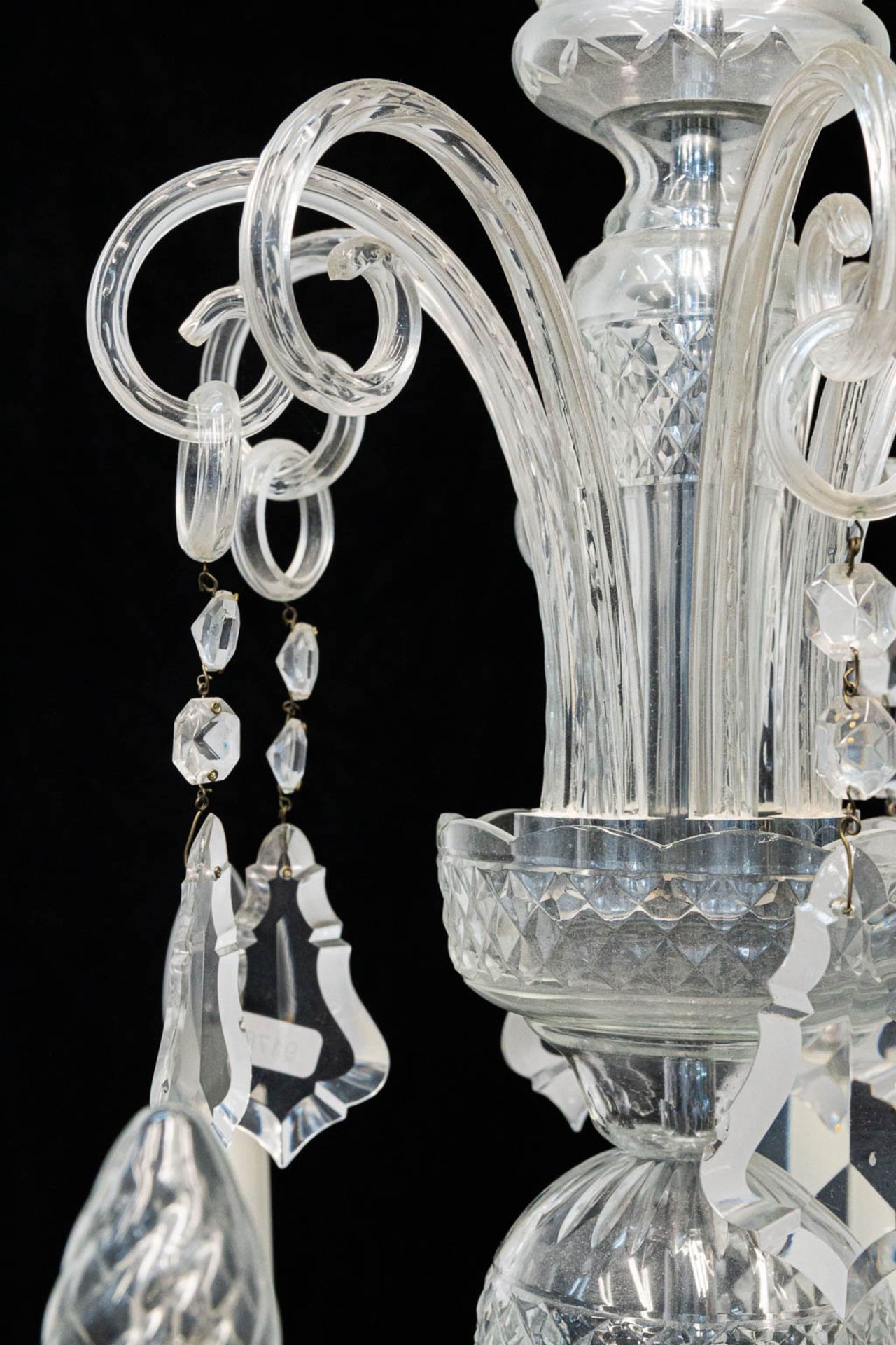 A Chandelier made of Boheme glass - Image 6 of 7