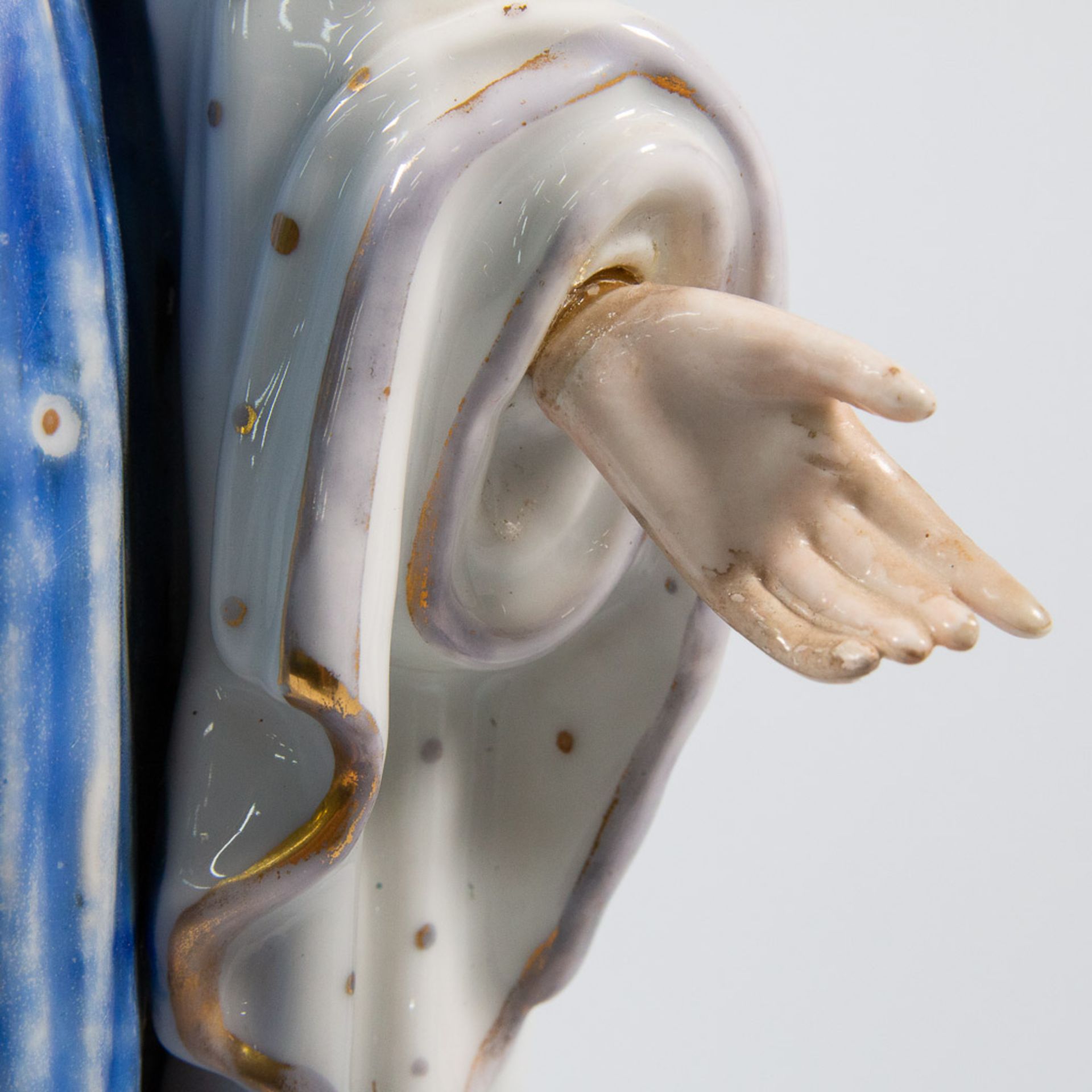 Madonna made of porcelain, 19th century - Image 12 of 18