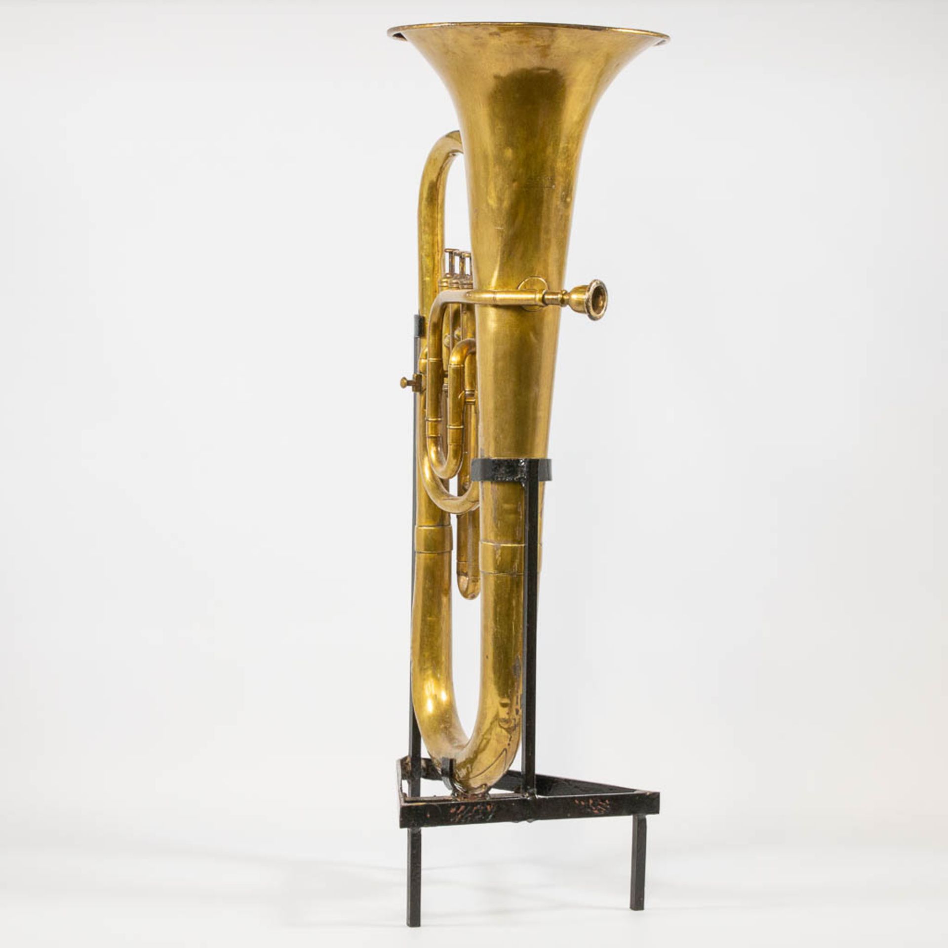 A Copper Tenor Horn, made in Brussels by J. Persy. - Bild 4 aus 15