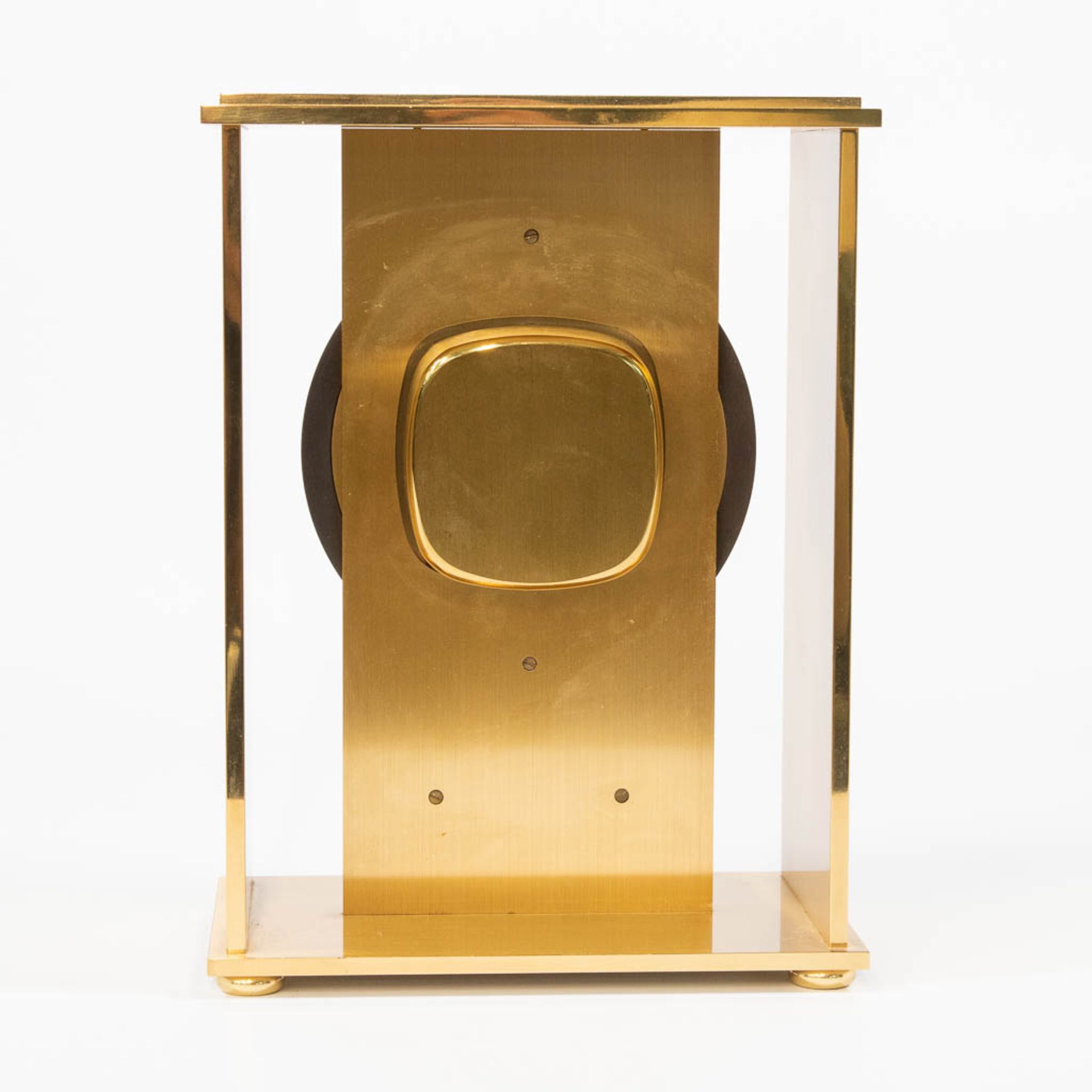 A Swiss made Swiza Table clock, made of Brass with a Quartz battery movement - Bild 5 aus 14
