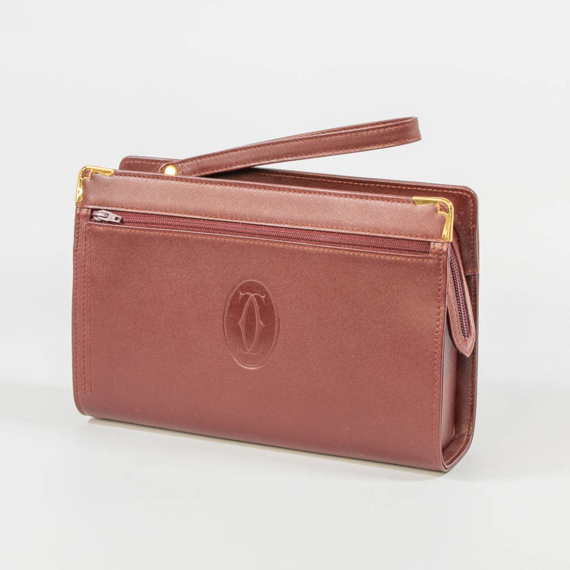 A Must De Cartier brown leather purse or handbag, New condition and in the original box. - Image 8 of 20