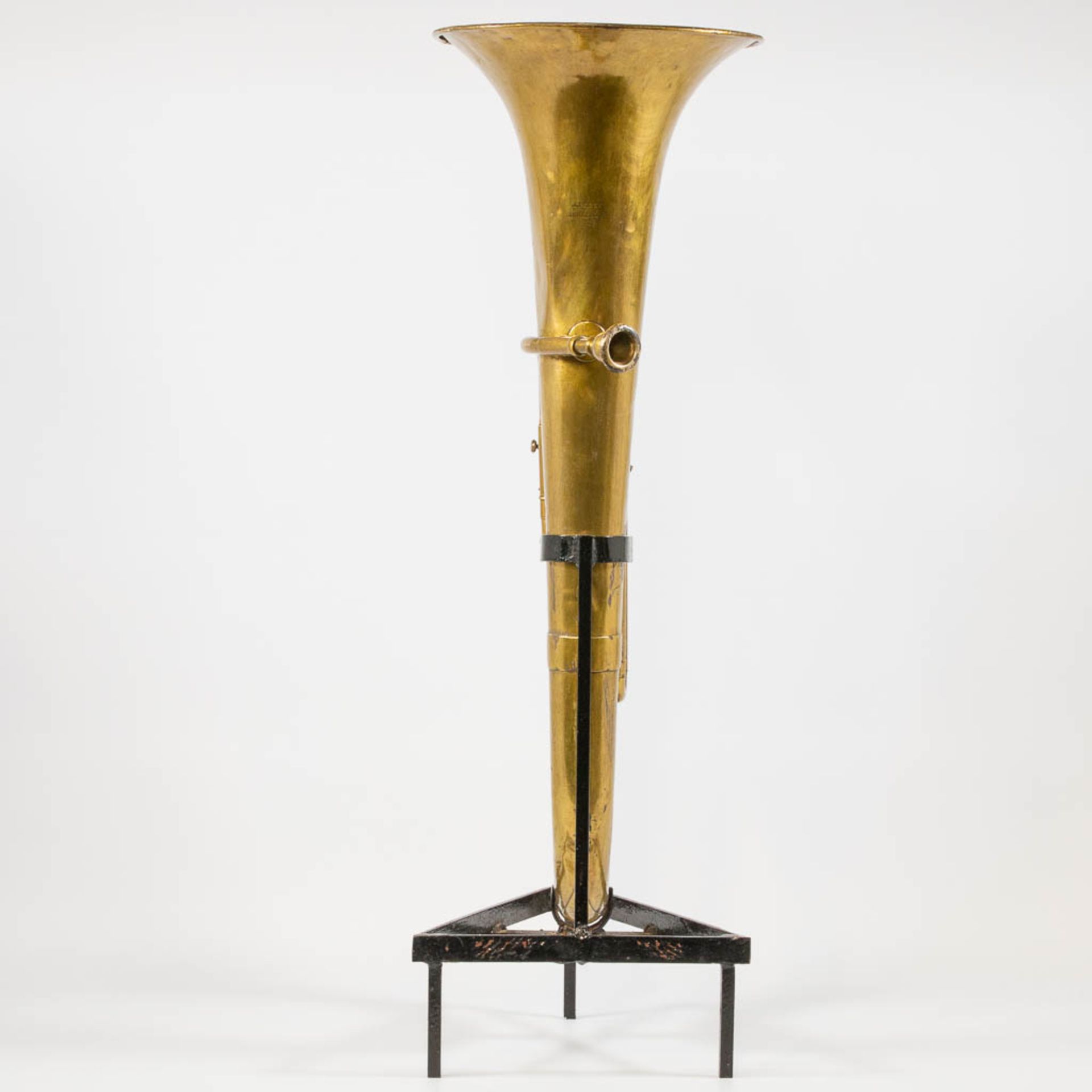 A Copper Tenor Horn, made in Brussels by J. Persy. - Bild 2 aus 15