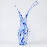 A large display vase, made in Murano, Italy.