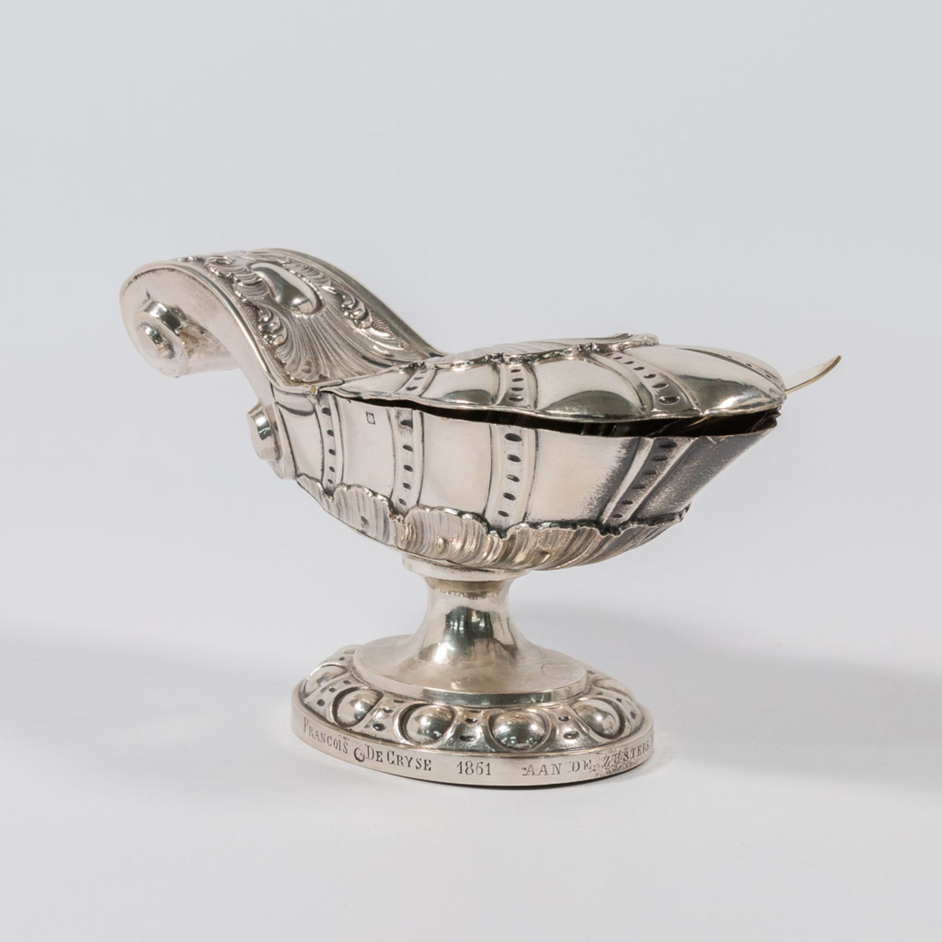 A silver Insence burner and Insence jar. - Image 8 of 39