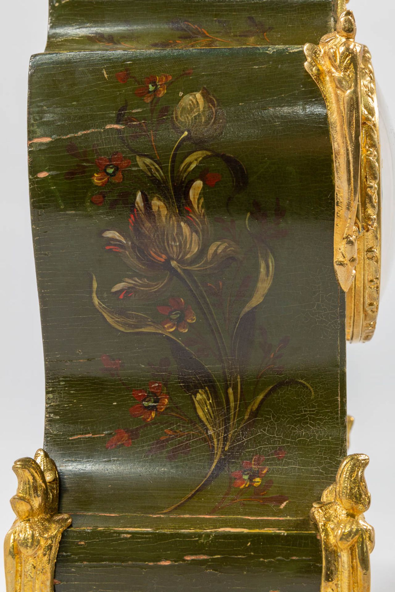 A table clock made of wood, decorated with hand-painted decor - Image 21 of 22