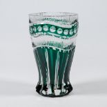 Hubert Lega for Val Saint Lambert, a crystal vase