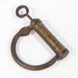 A large padlock, made in 19th century.