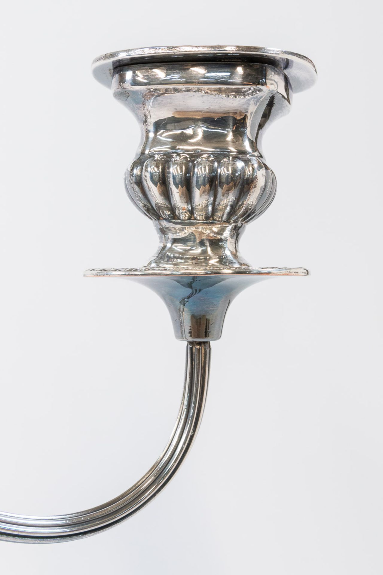 Pair of silver-plated candelabra - Bild 21 aus 31