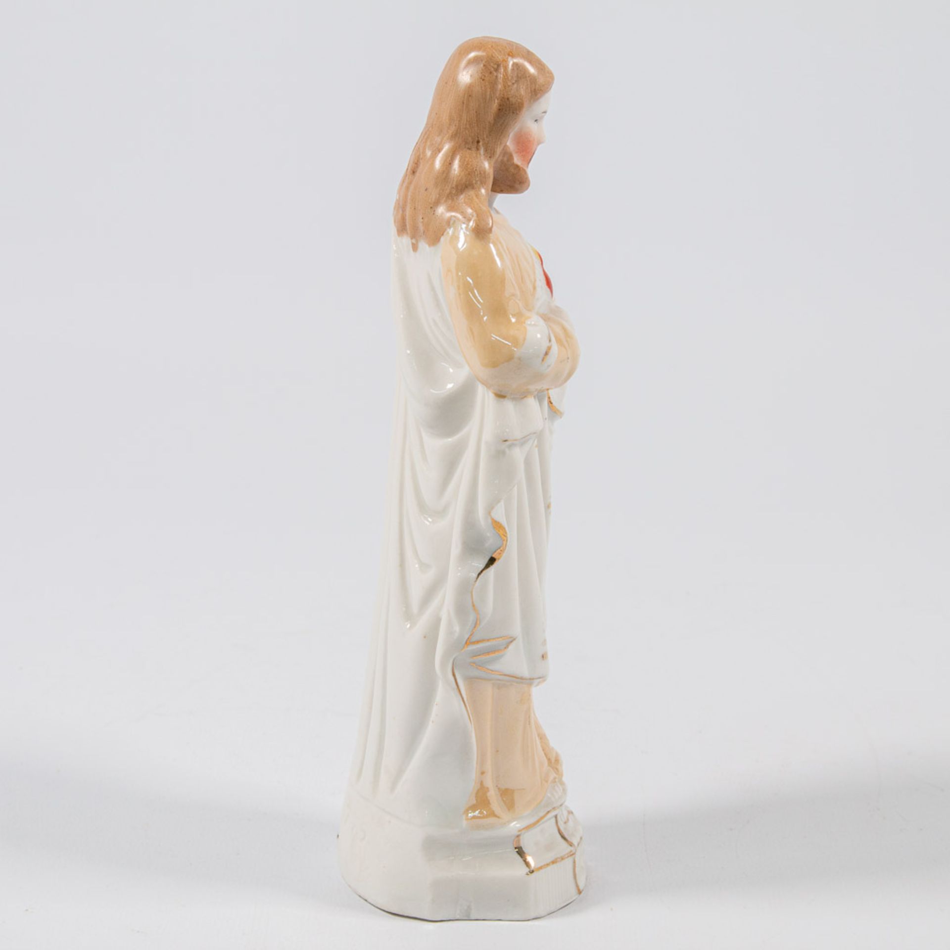 A collection of 11 bisque porcelain holy statues, Mary, Joseph, and Madonna. - Image 3 of 49