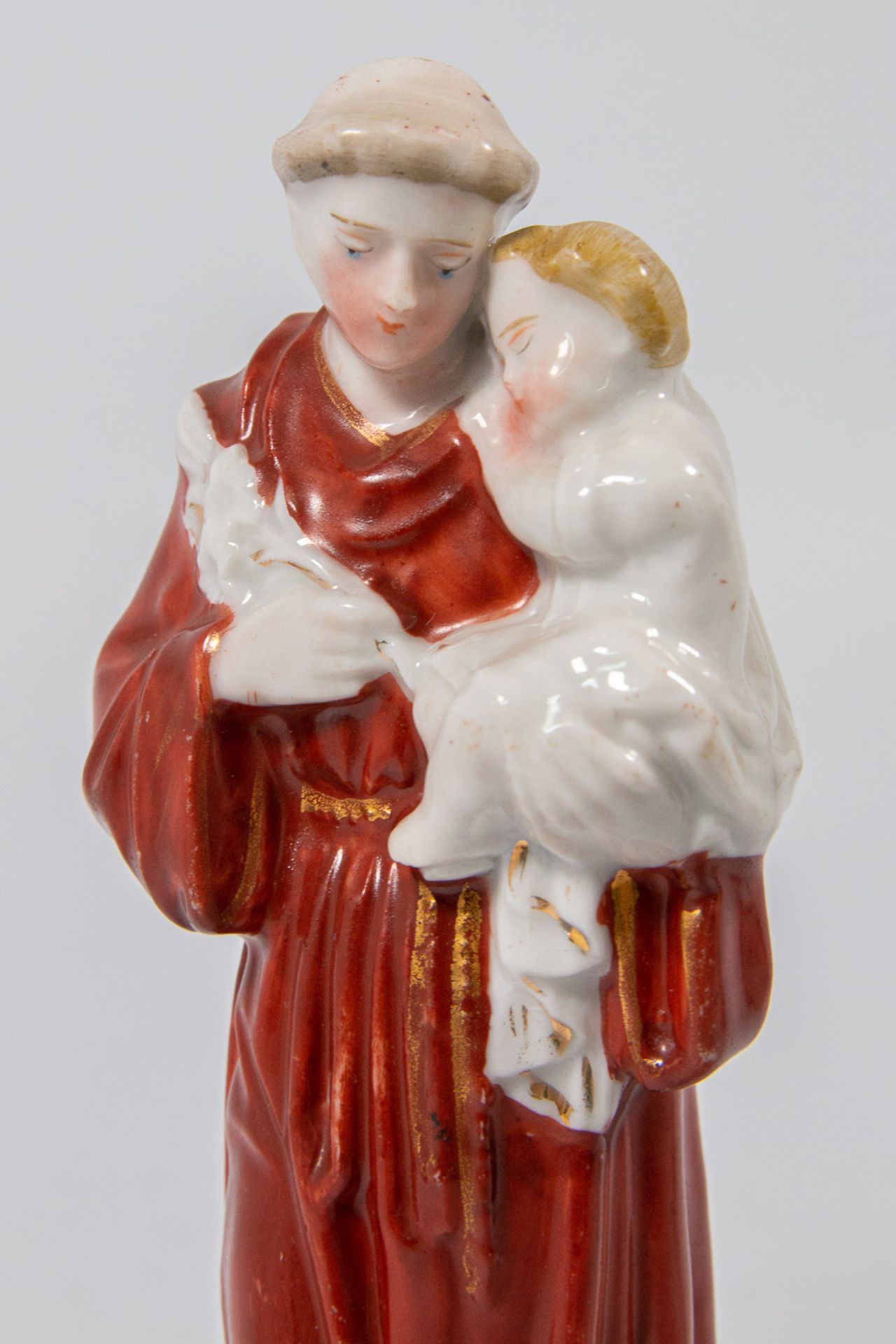 A collection of 11 bisque porcelain holy statues, Mary, Joseph, and Madonna. - Image 43 of 49