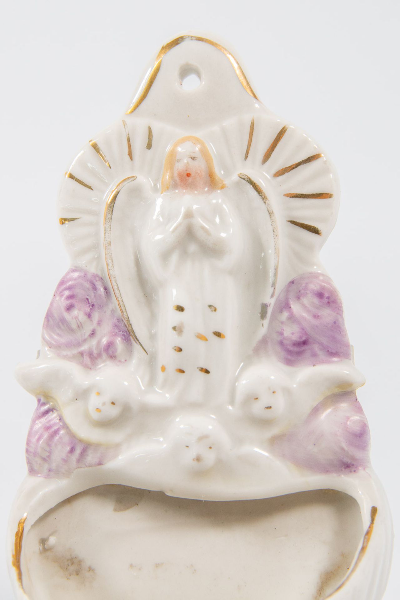 A collection of 11 bisque porcelain holy statues, Mary, Joseph, and Madonna. - Bild 29 aus 49