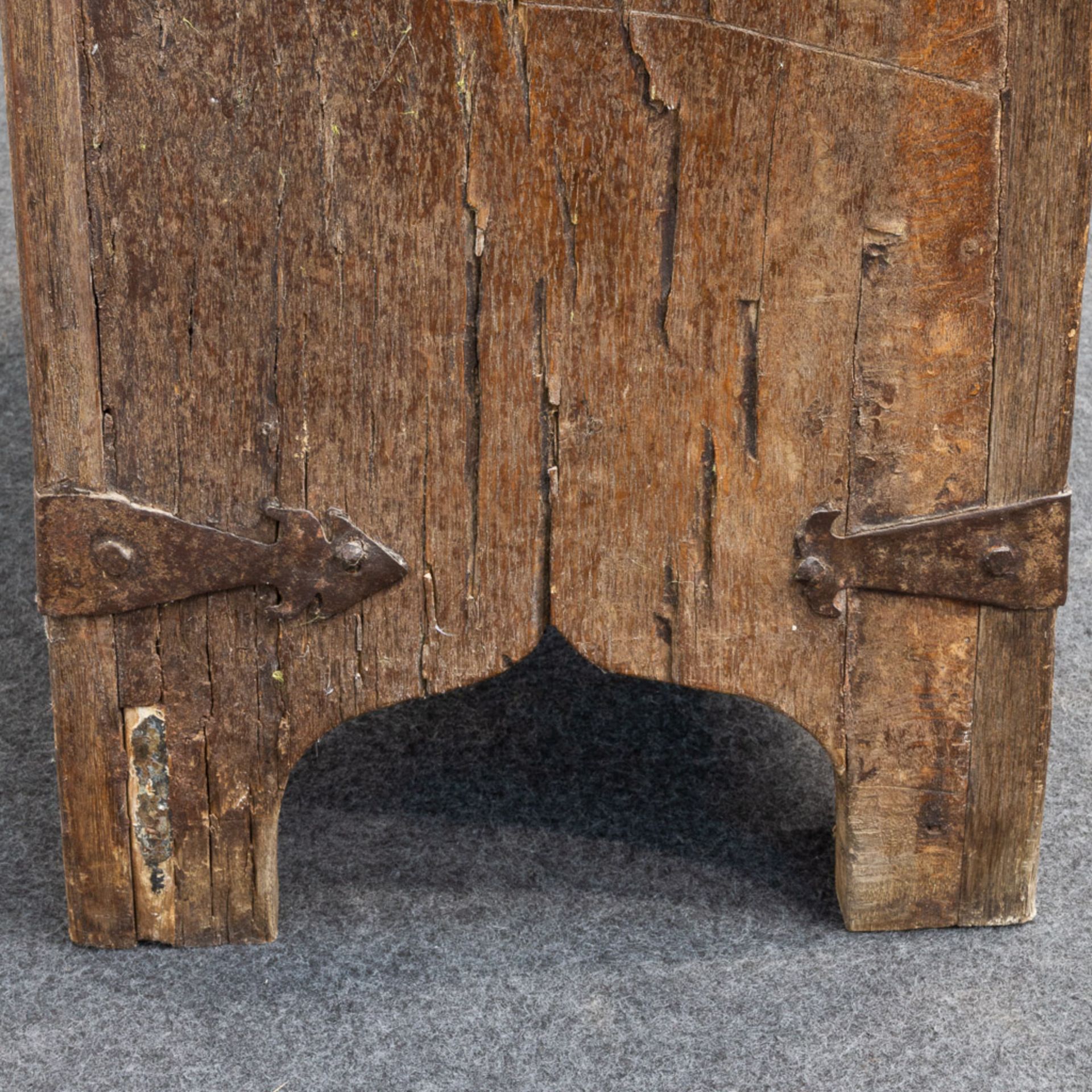 A One door cabinet, oak. - Image 13 of 25
