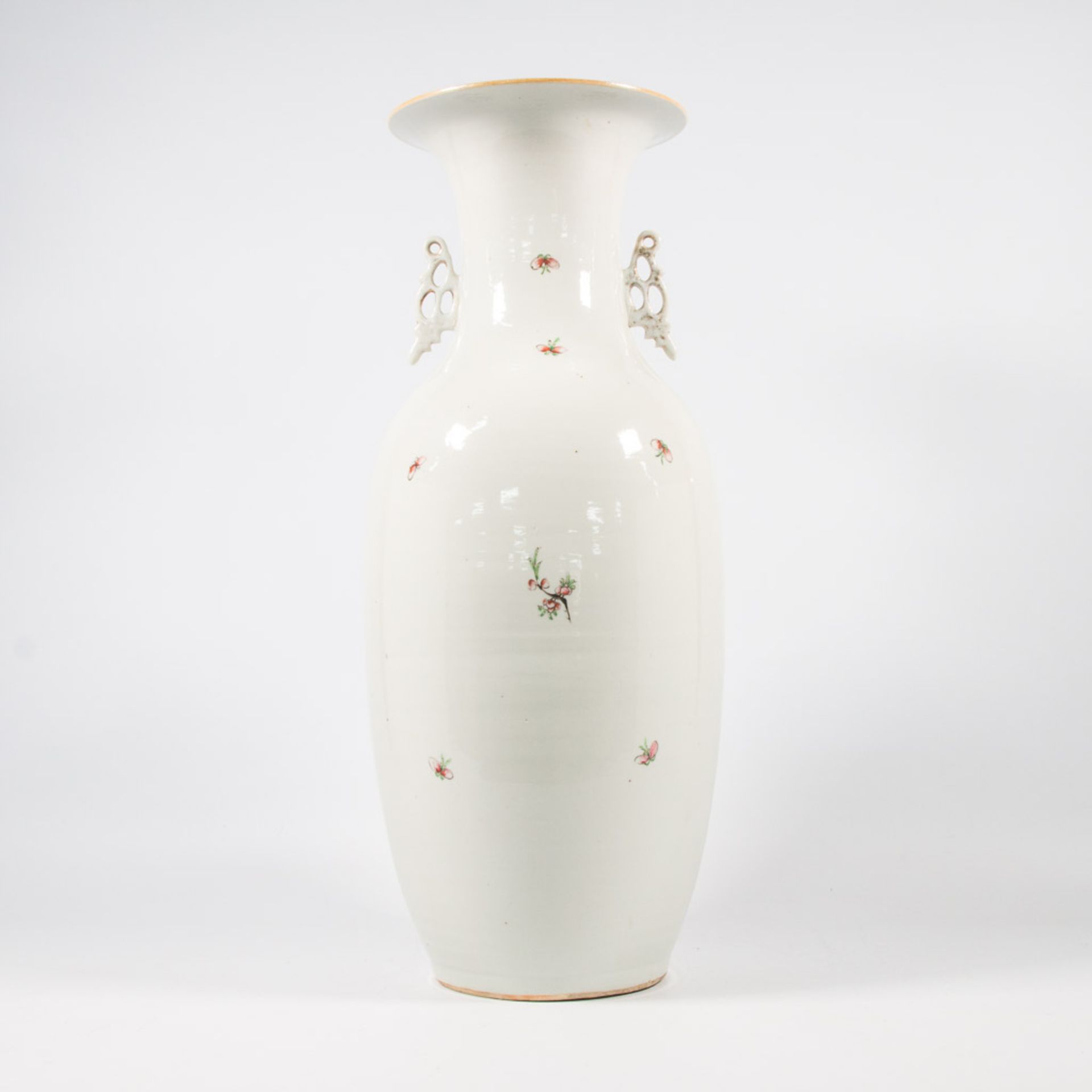 A Chinese Vase, Decor with Birds and Flowers - Image 4 of 16