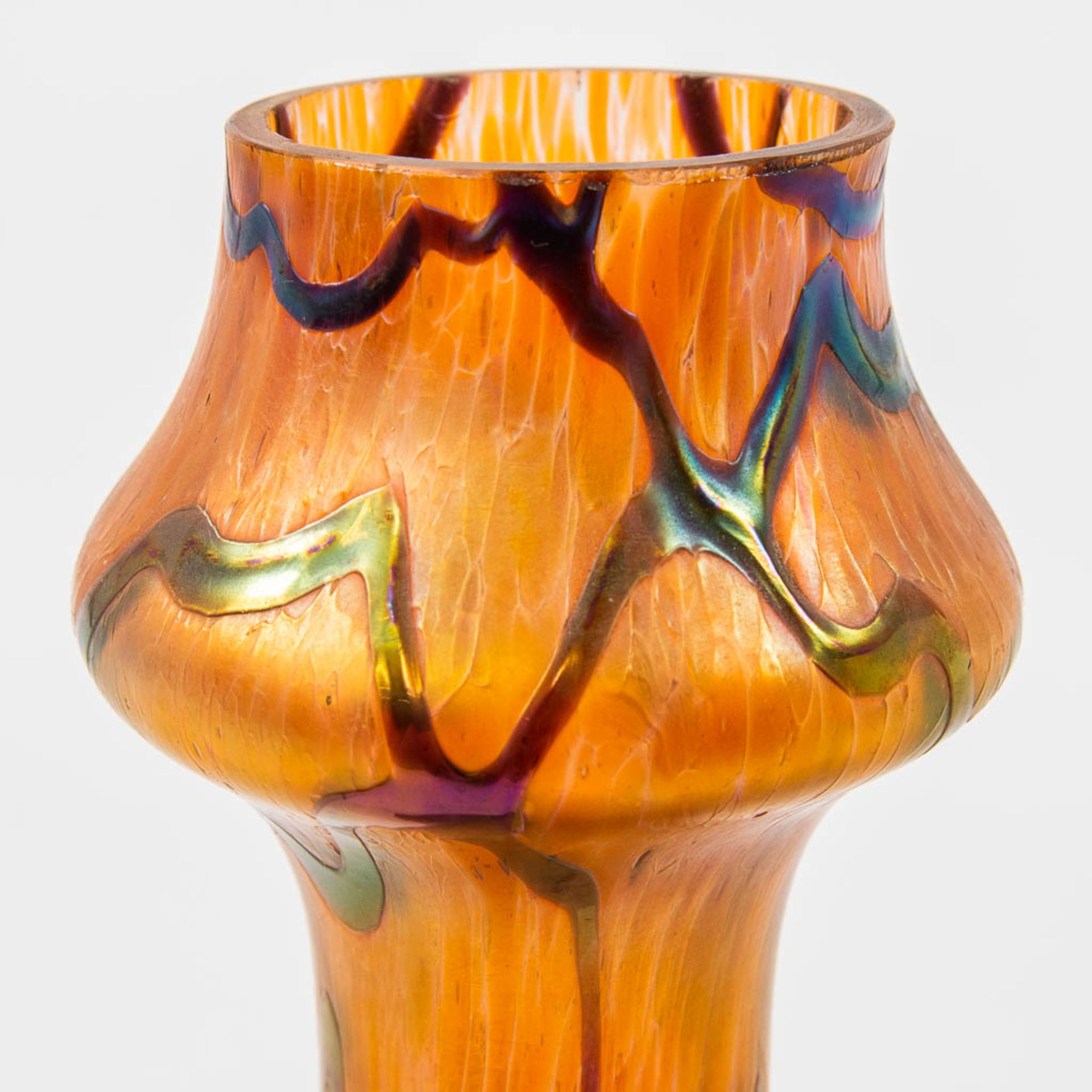 Johann LOETZ (1880-1940) A Pate de verre vase in art nouveau style, 1900s - Image 8 of 8