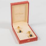 A pair of cufflinks, ST Dupont, unused in original box.