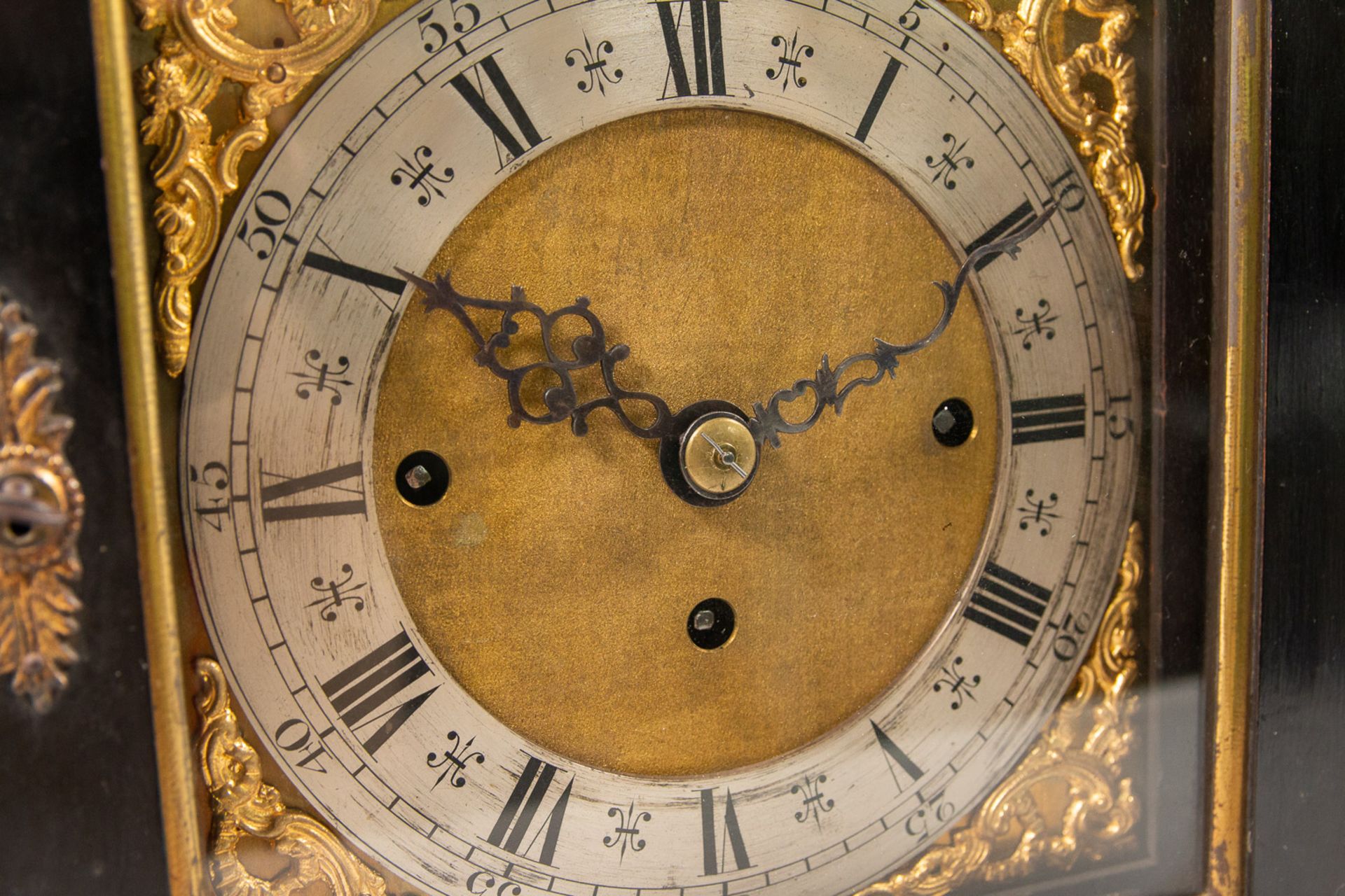 A tableclock with musical movement, 8 bells - Image 15 of 19