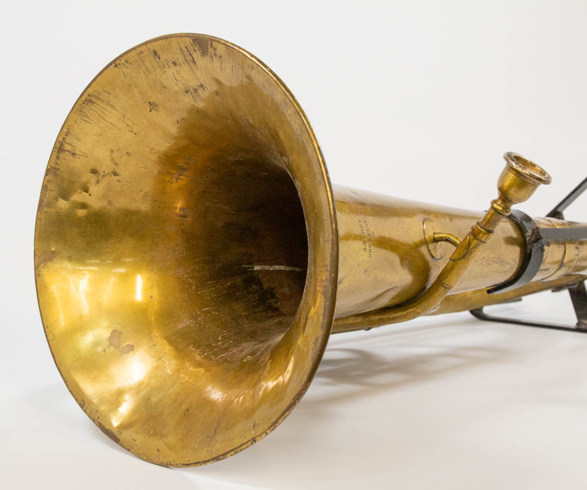 A Copper Tenor Horn, made in Brussels by J. Persy. - Bild 14 aus 15